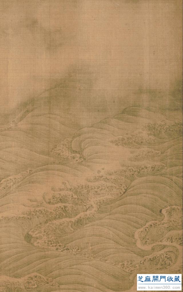 明人周臣《北溟图》，声势浩大，气吞山河