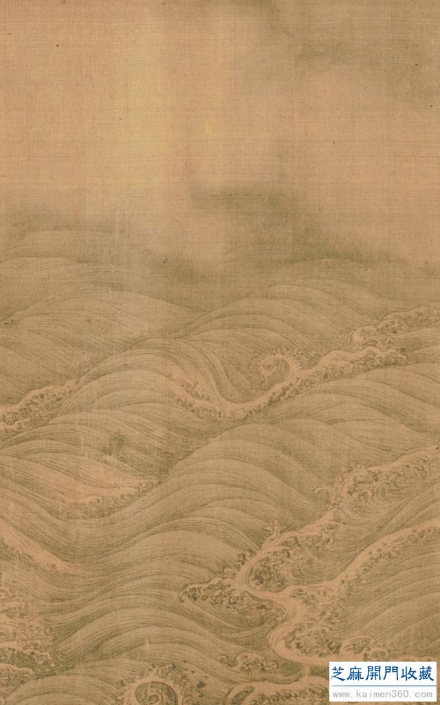 明人周臣《北溟图》，声势浩大，气吞山河