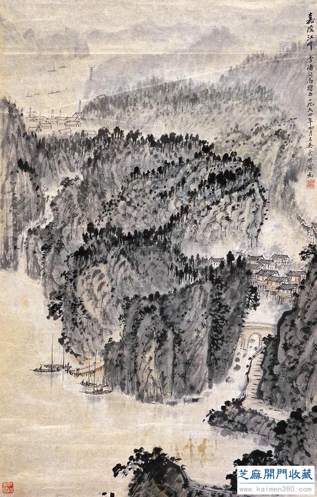 他创作《长江万里图》  人与画屡遭劫难