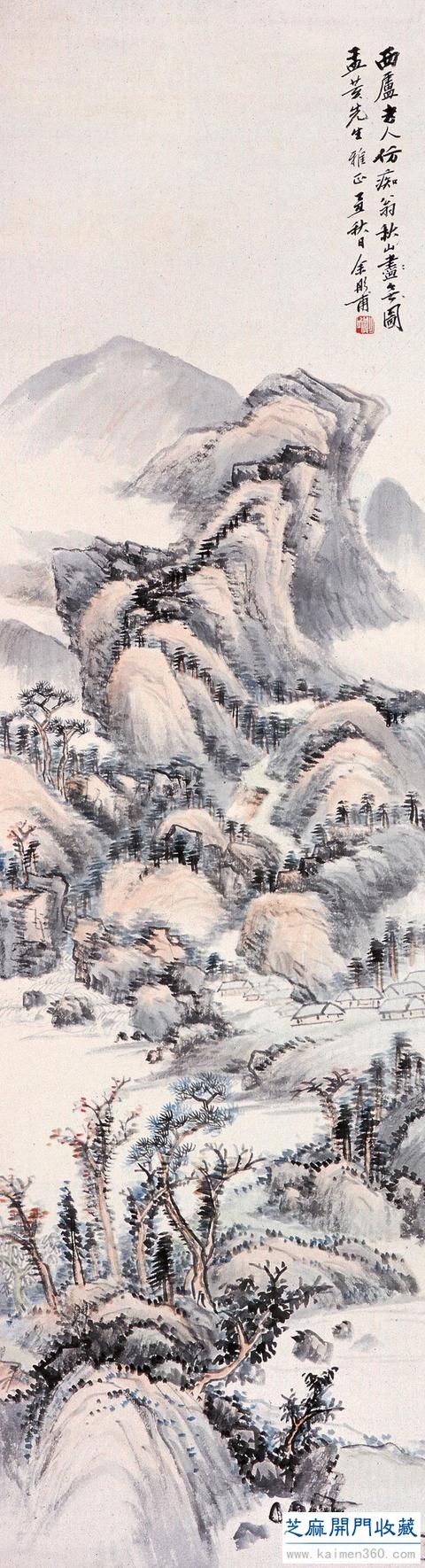 他创作《长江万里图》  人与画屡遭劫难