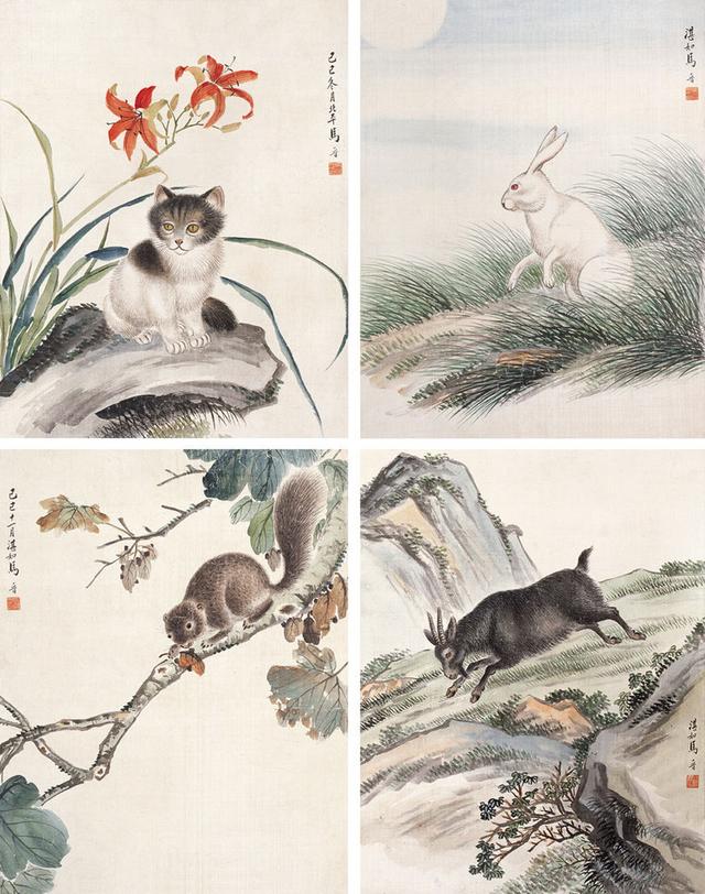 湖社画会——马晋作品