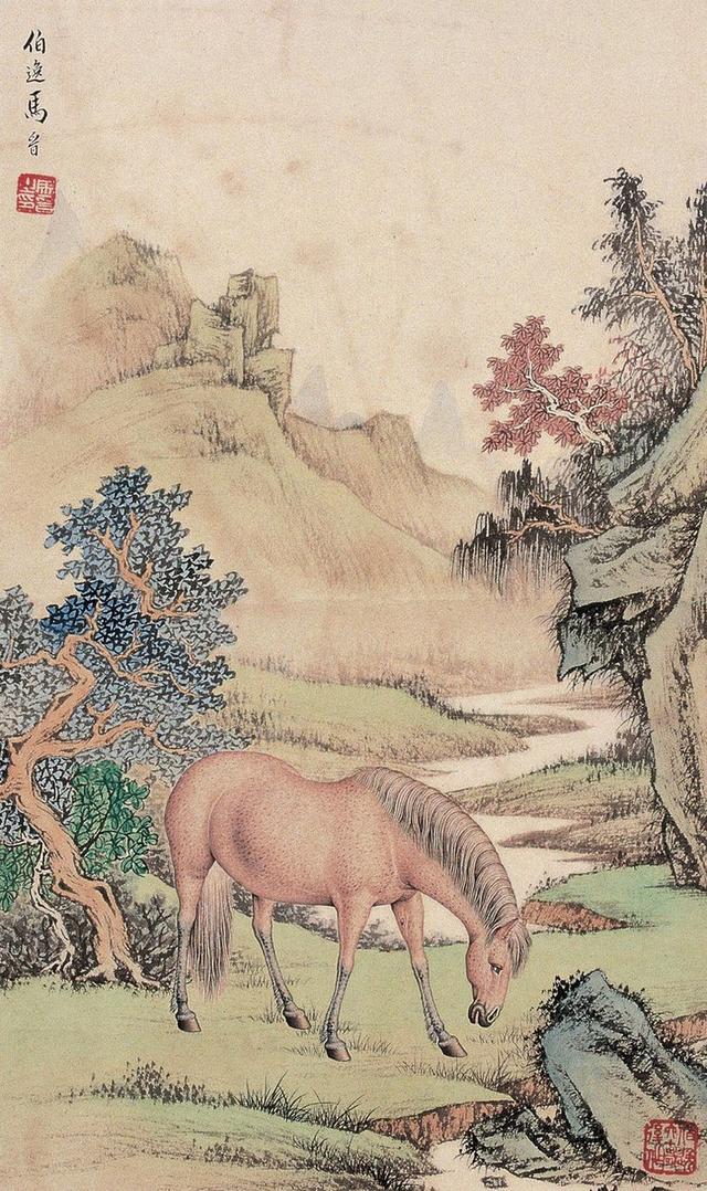 湖社画会——马晋作品