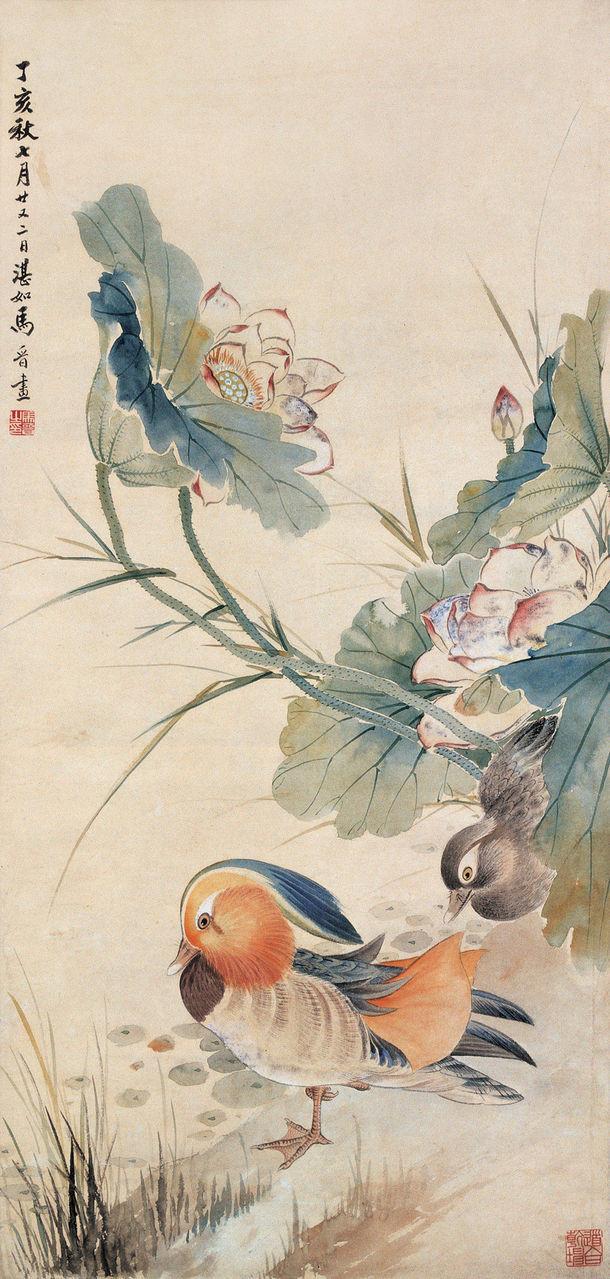 湖社画会——马晋作品