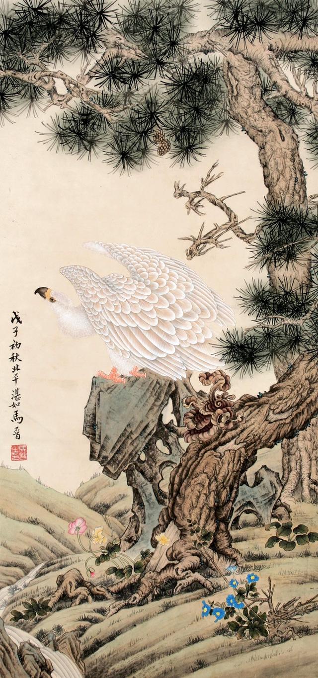 湖社画会——马晋作品