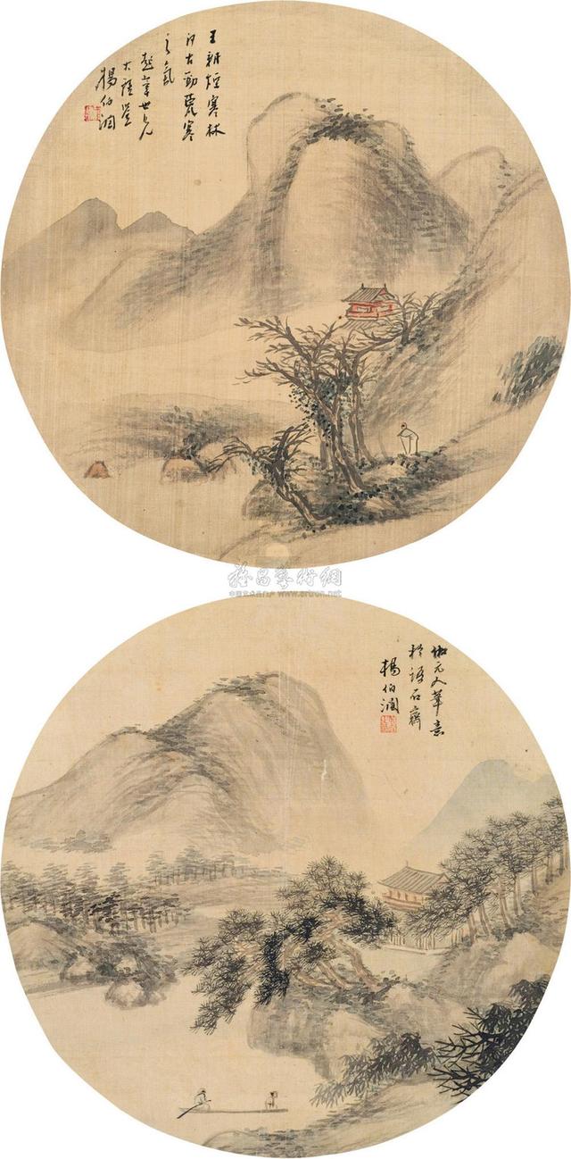 海派名家——杨伯润的山水画