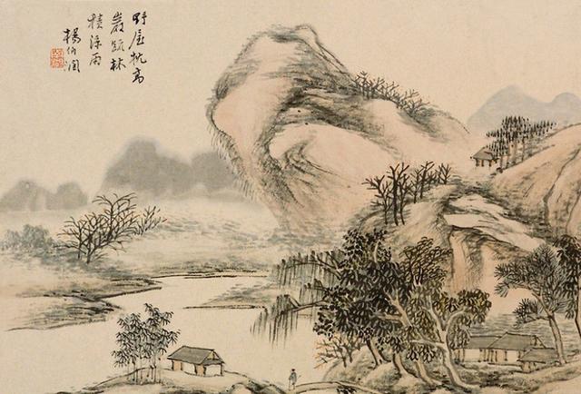 海派名家——杨伯润的山水画