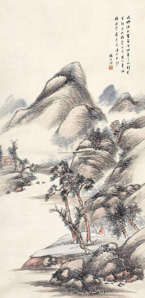 海派名家——杨伯润的山水画