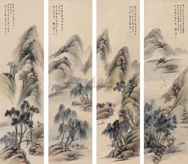 海派名家——杨伯润的山水画