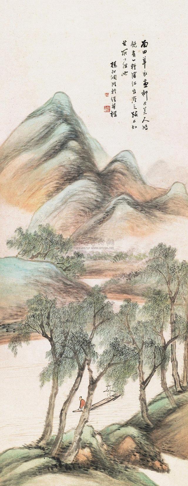 海派名家——杨伯润的山水画