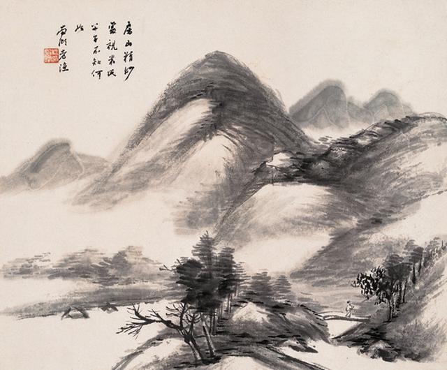 海派名家——杨伯润的山水画