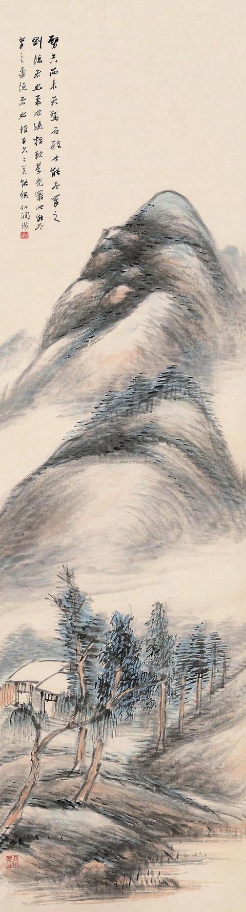 海派名家——杨伯润的山水画