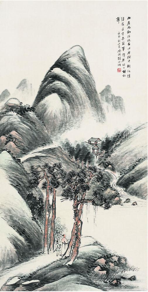 海派名家——杨伯润的山水画