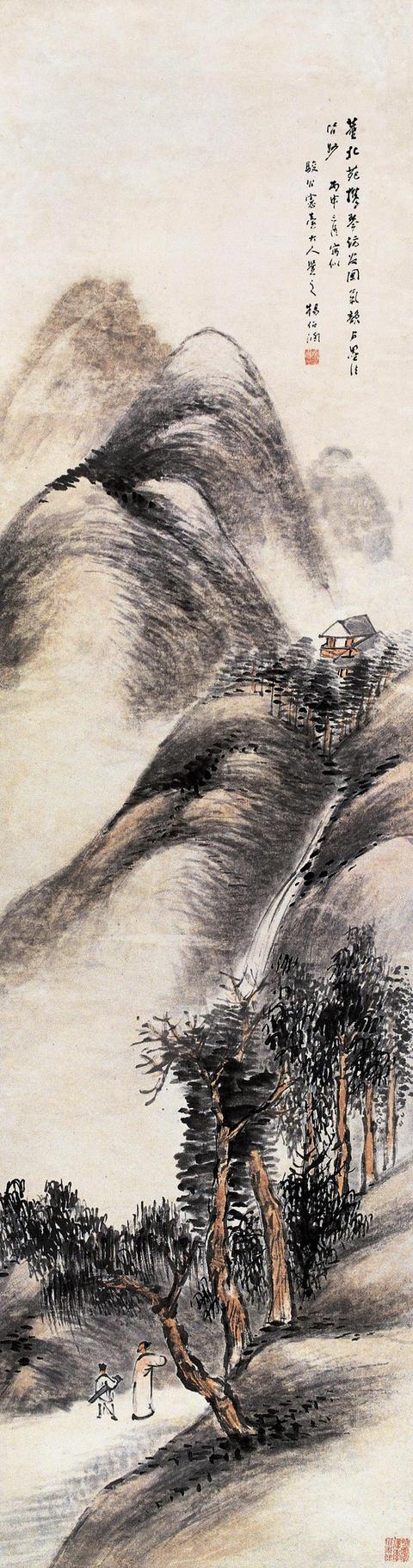 海派名家——杨伯润的山水画