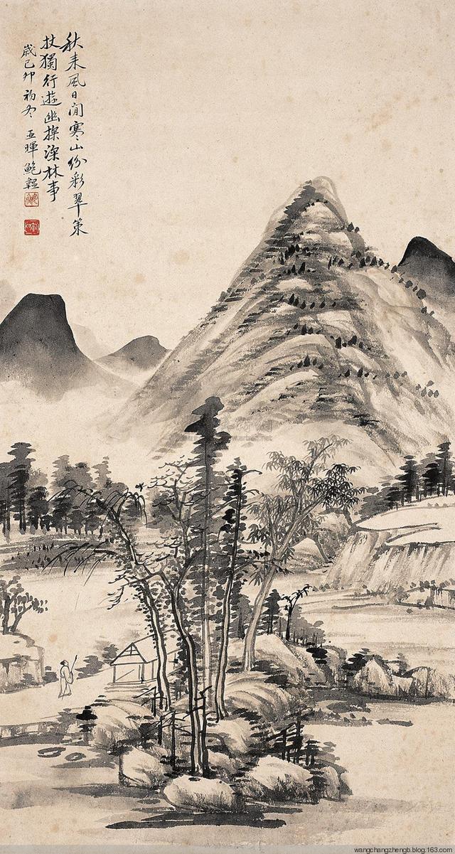 鲍亚晖山水作品欣赏