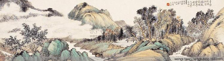 鲍亚晖山水作品欣赏