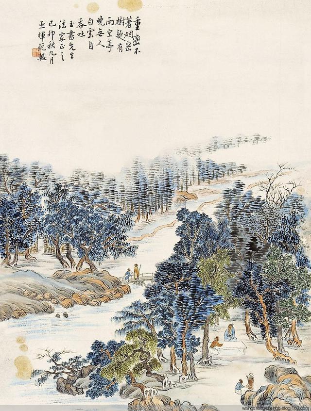 鲍亚晖山水作品欣赏