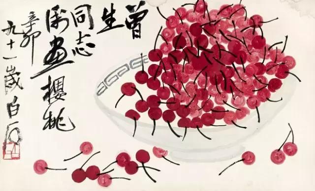 「国画」白石老人的小瓜果蔬菜pk白石老人的代表作虾，你更喜欢哪个