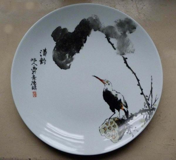 陶瓷花鸟画技法入门
