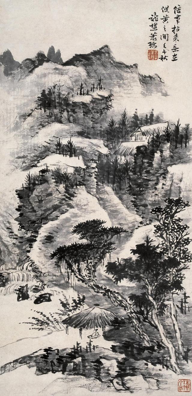 萧谦中山水作品集萃