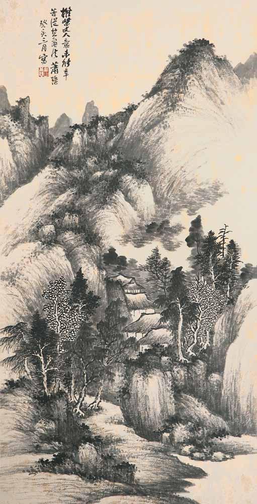 萧谦中山水作品集萃