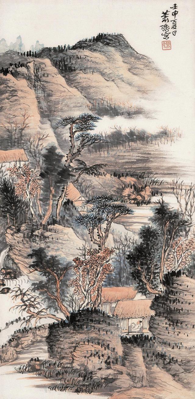 萧谦中山水作品集萃