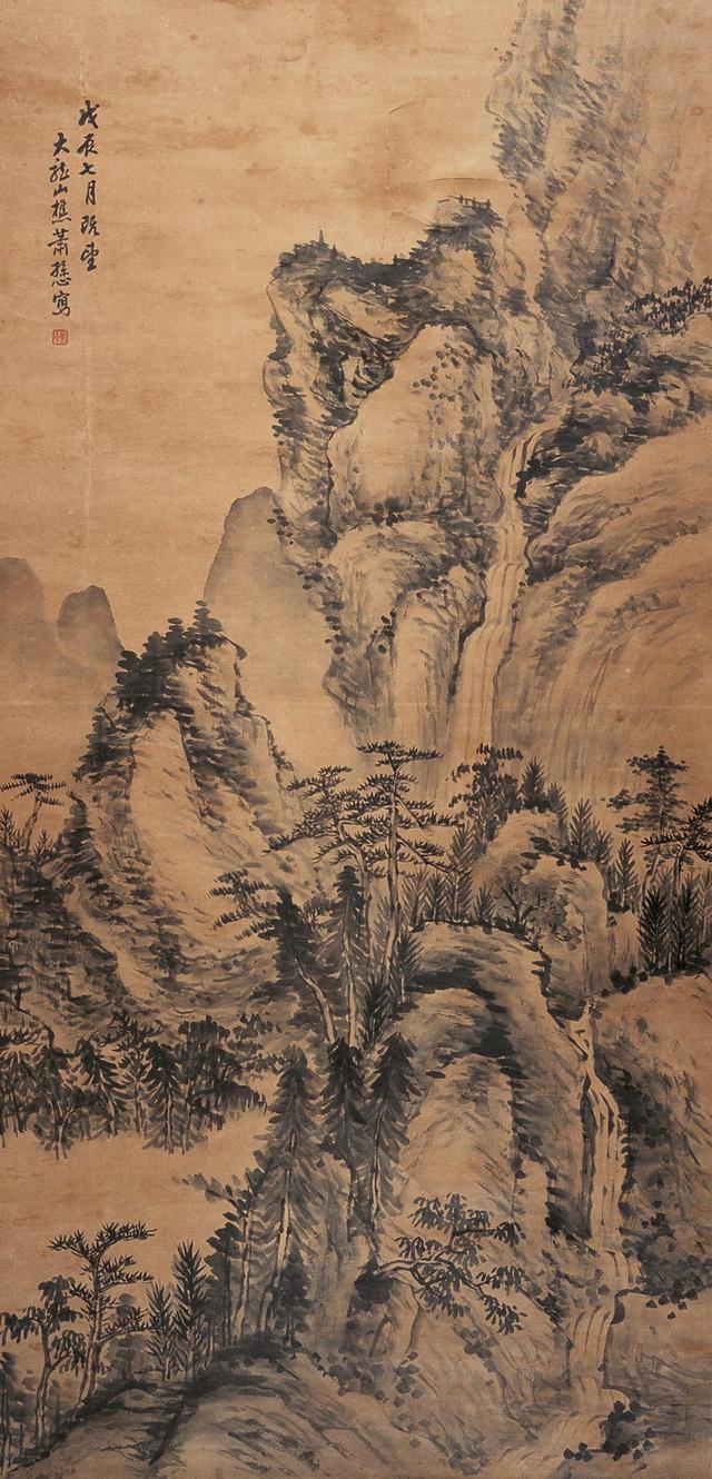 萧谦中山水作品集萃