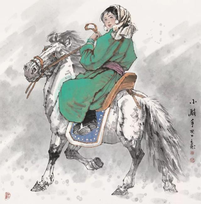 王宓｜工笔和水墨人物作品赏析