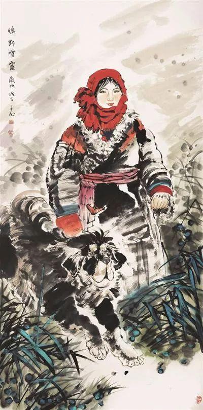 王宓｜工笔和水墨人物作品赏析