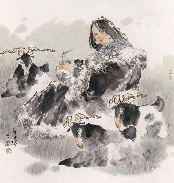 王宓｜工笔和水墨人物作品赏析