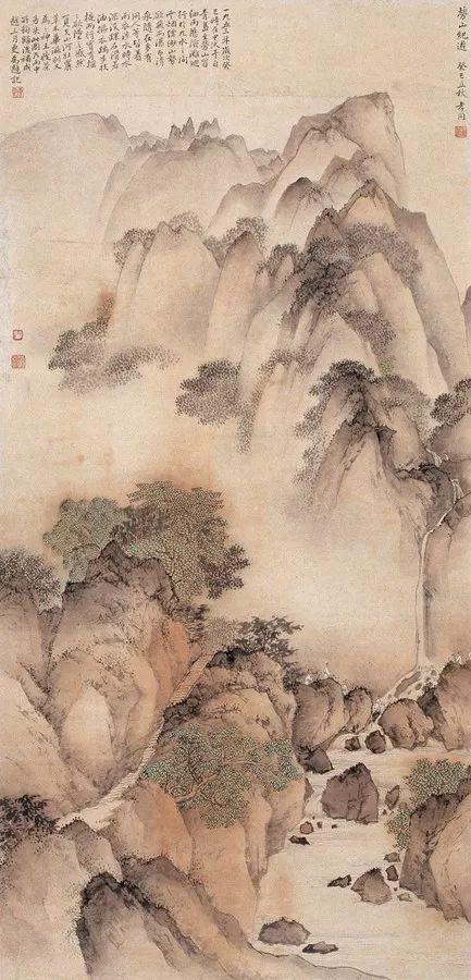 惠孝同山水人物作品欣赏