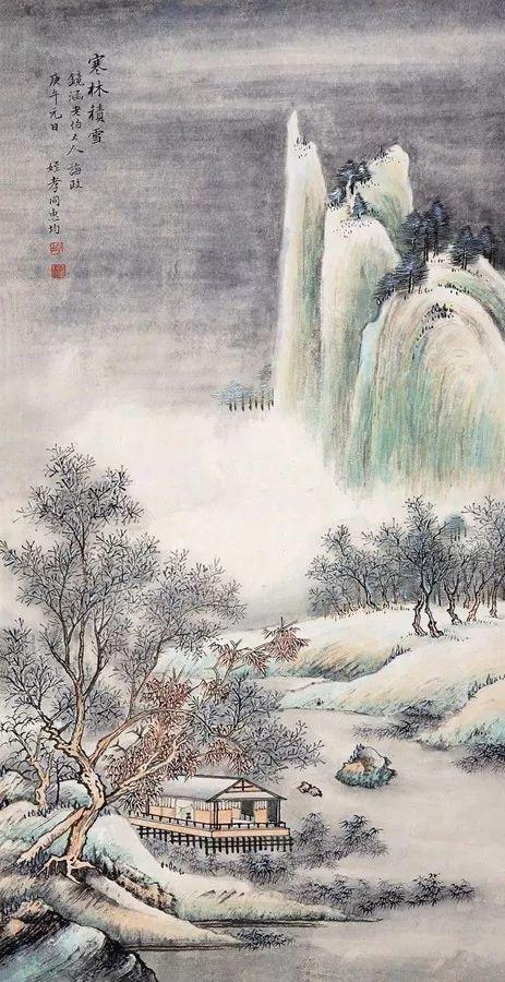 惠孝同山水人物作品欣赏