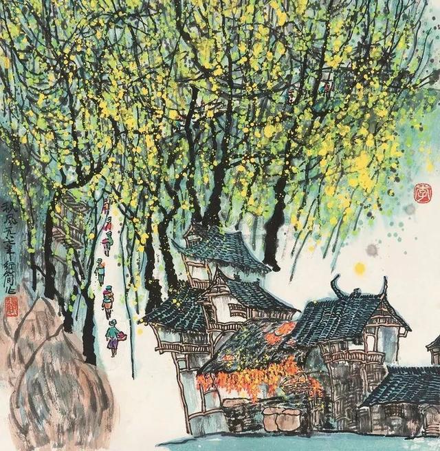 中央美院副教授｜李行简水墨山水画赏析（80幅）