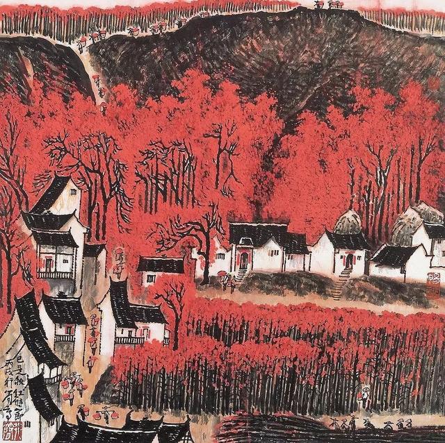 中央美院副教授｜李行简水墨山水画赏析（80幅）