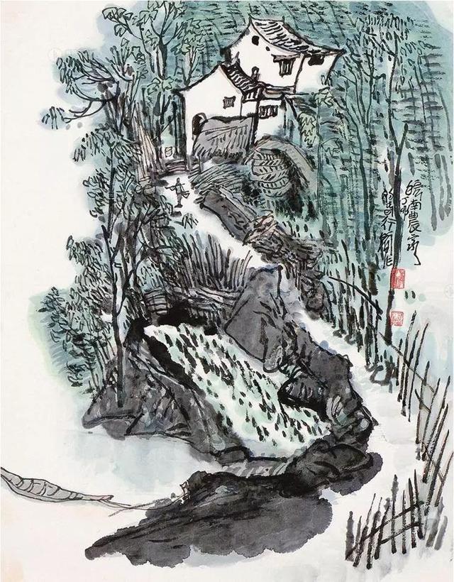 中央美院副教授｜李行简水墨山水画赏析（80幅）