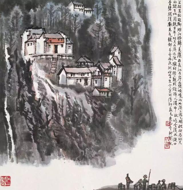 中央美院副教授｜李行简水墨山水画赏析（80幅）