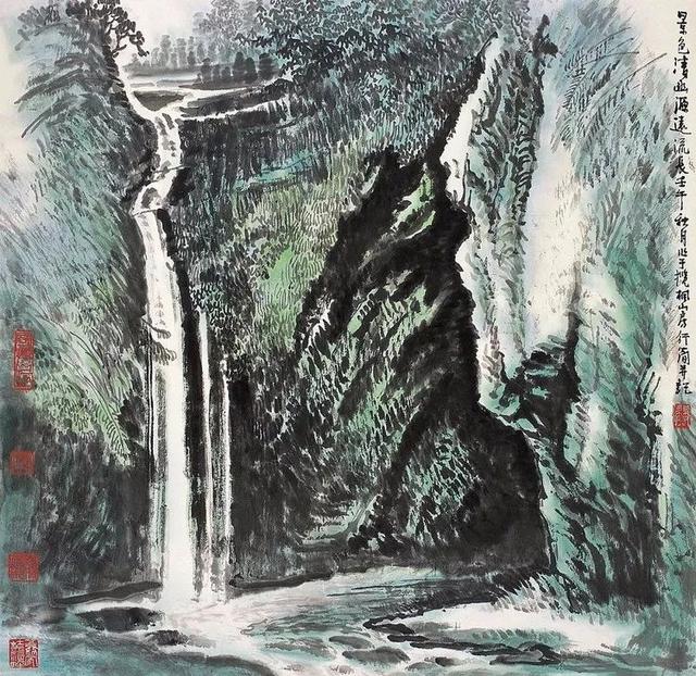 中央美院副教授｜李行简水墨山水画赏析（80幅）