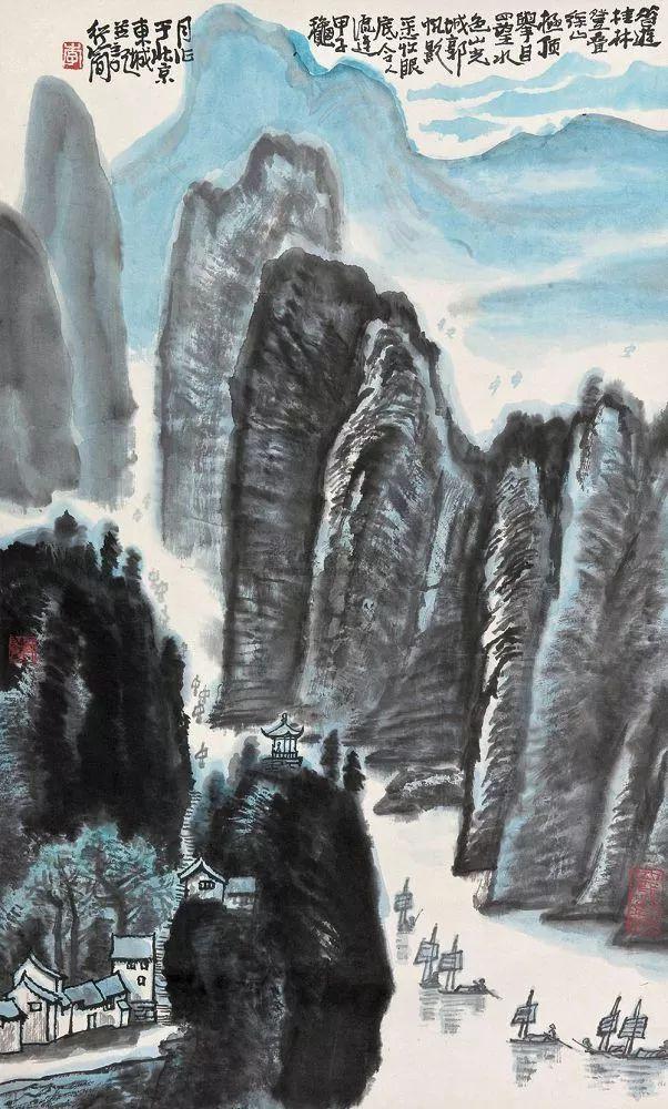 中央美院副教授｜李行简水墨山水画赏析（80幅）