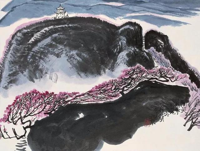 中央美院副教授｜李行简水墨山水画赏析（80幅）