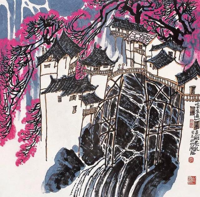 中央美院副教授｜李行简水墨山水画赏析（80幅）