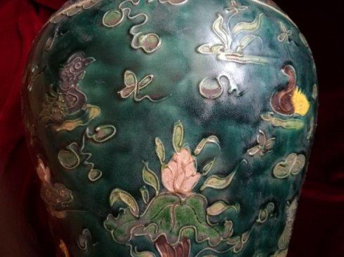 实物赏析：从满池娇纹梅瓶探究珐华器鲜为人知的魅力！
