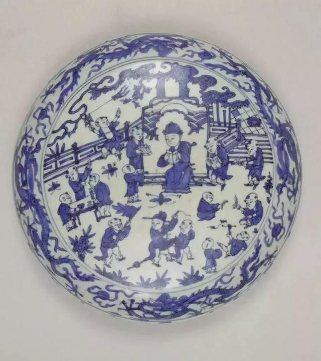 宋明清瓷器上的婴儿是什么样子，看发髻，看头、看身材