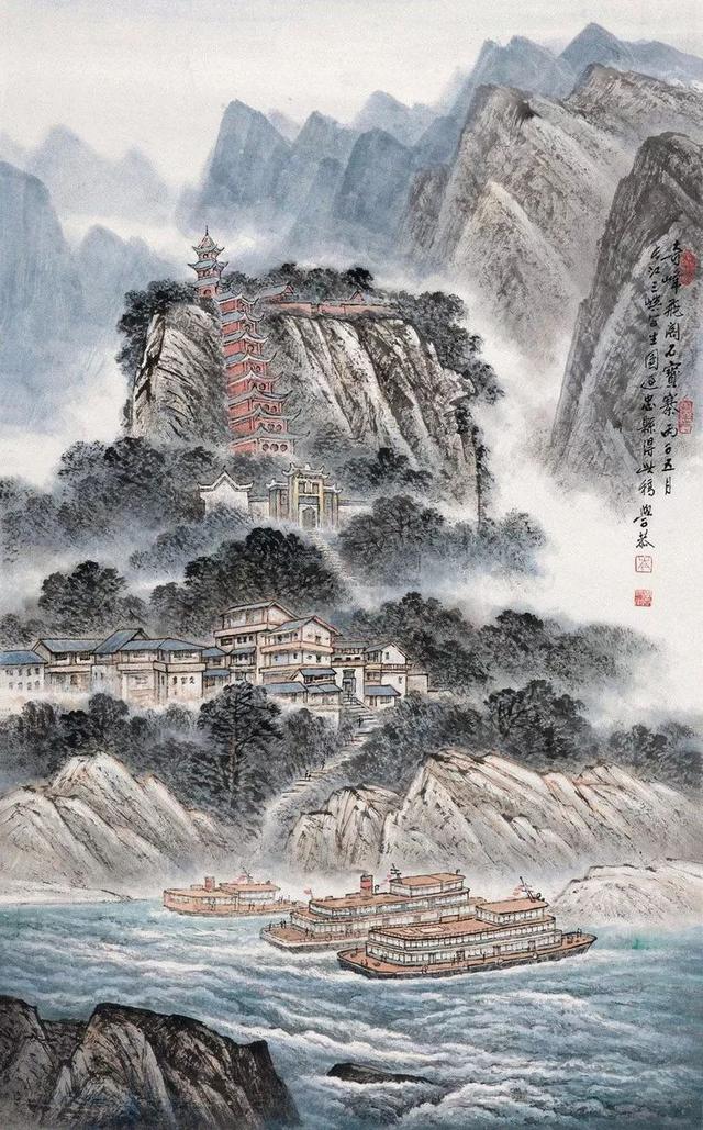 岑学恭：我留恋三峡，一画就是60余年（130幅）