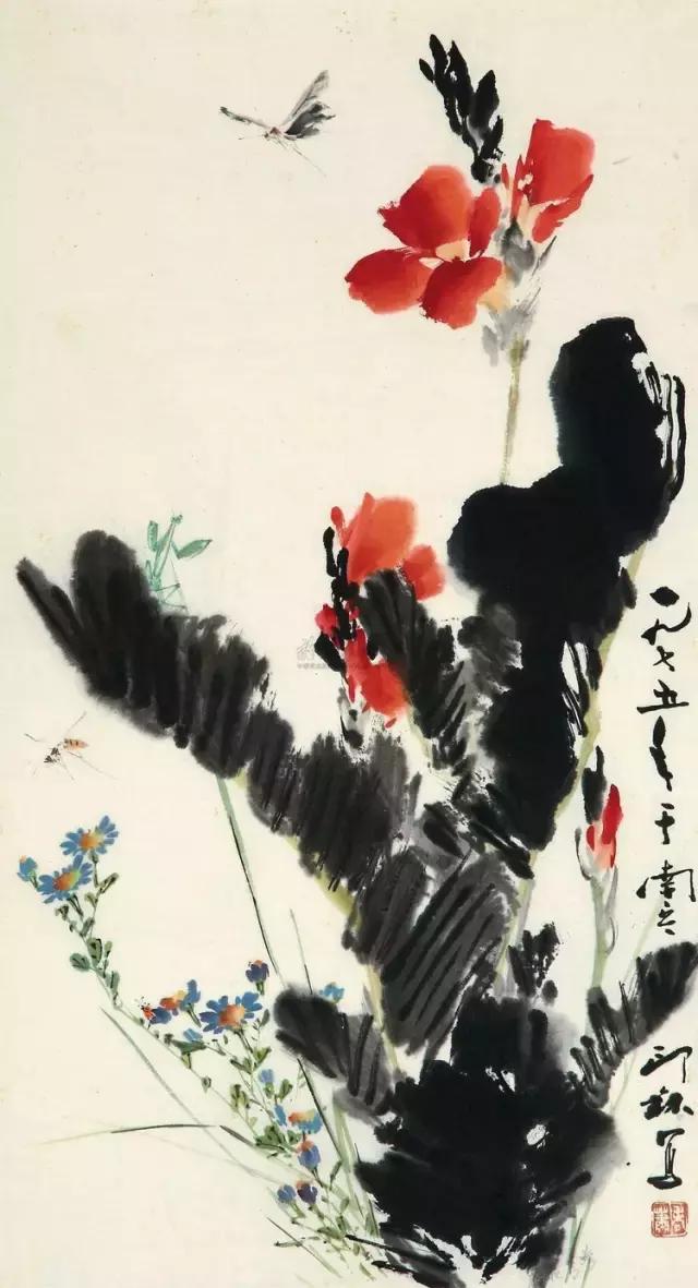 大师萧朗先生精品画作清赏