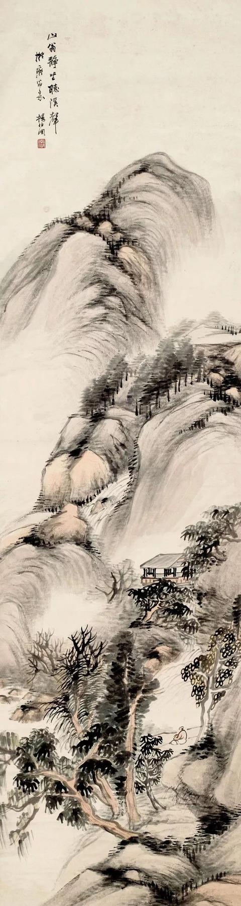 清末画家｜杨伯润山水画赏析（80幅）