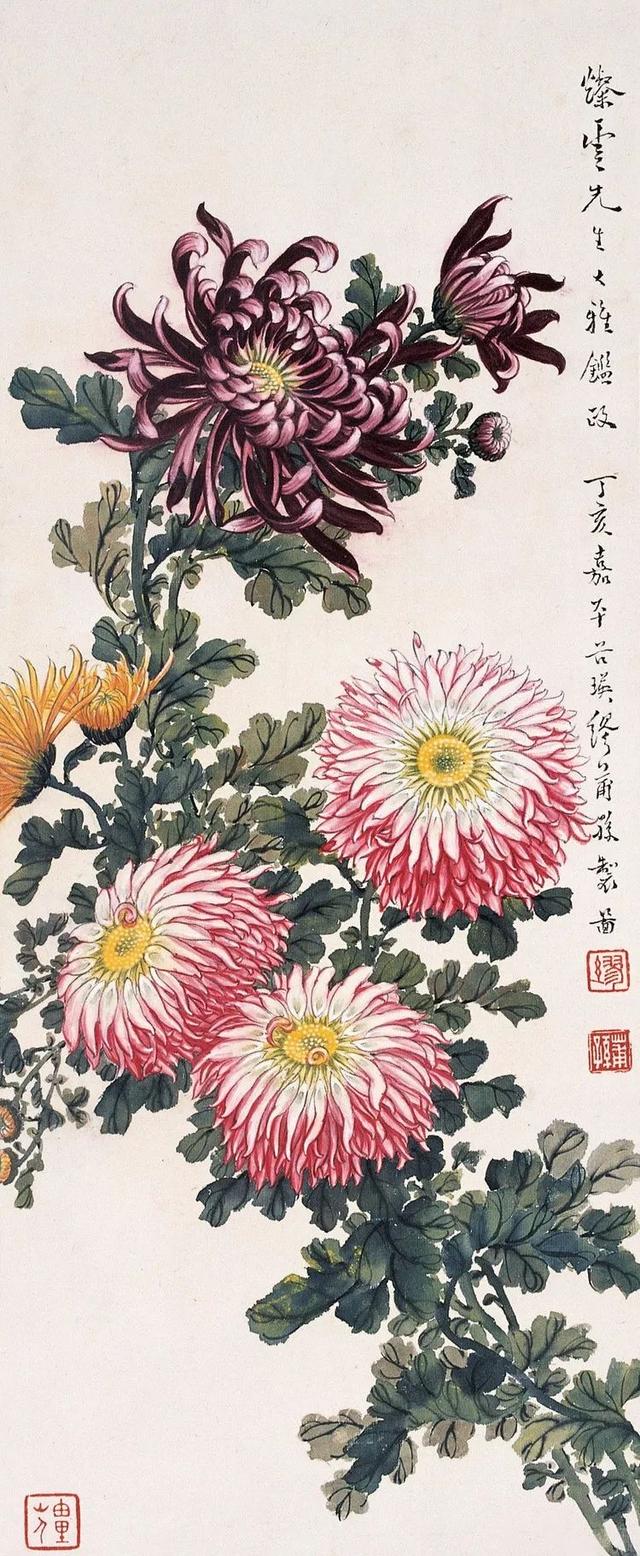 精美｜缪谷瑛百花图集与菊谱（130幅）