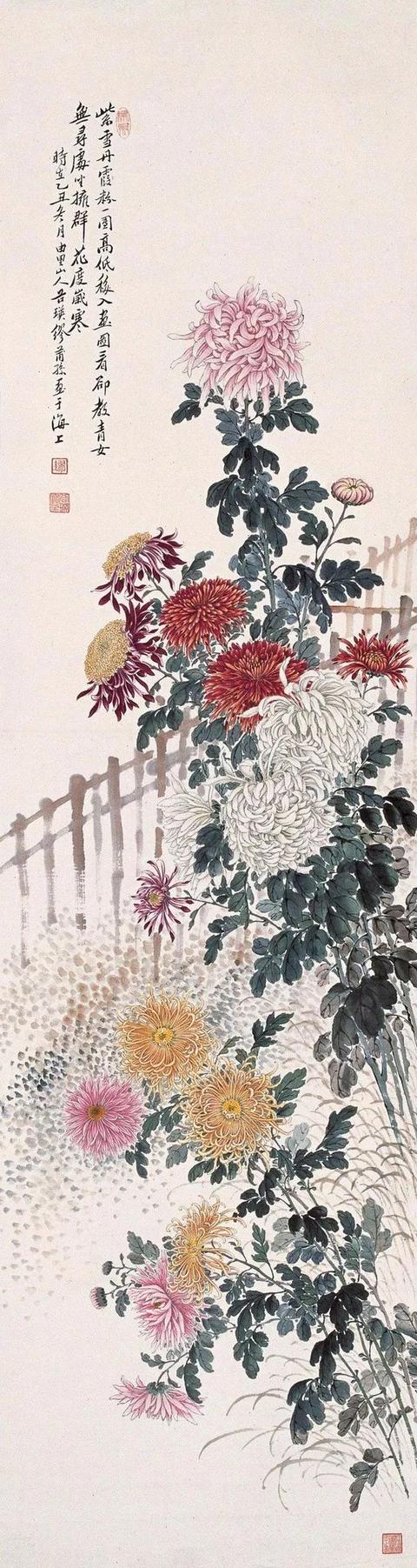 精美｜缪谷瑛百花图集与菊谱（130幅）