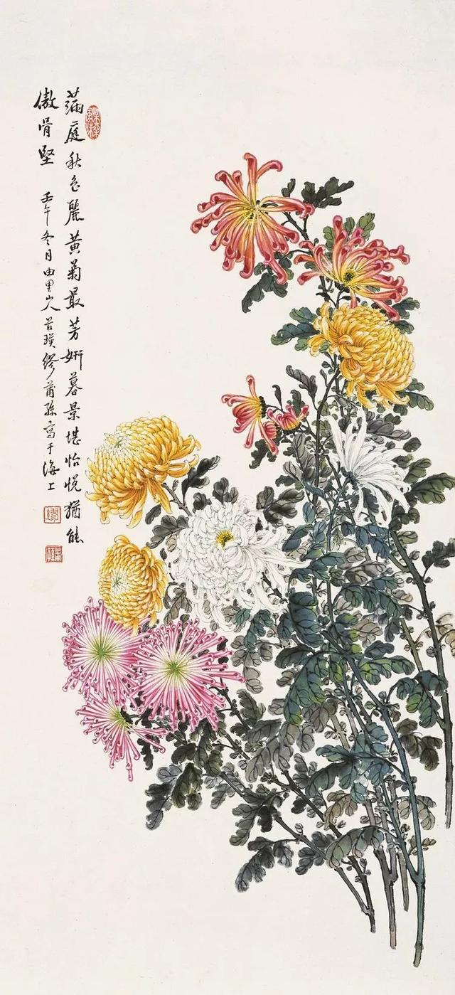 精美｜缪谷瑛百花图集与菊谱（130幅）