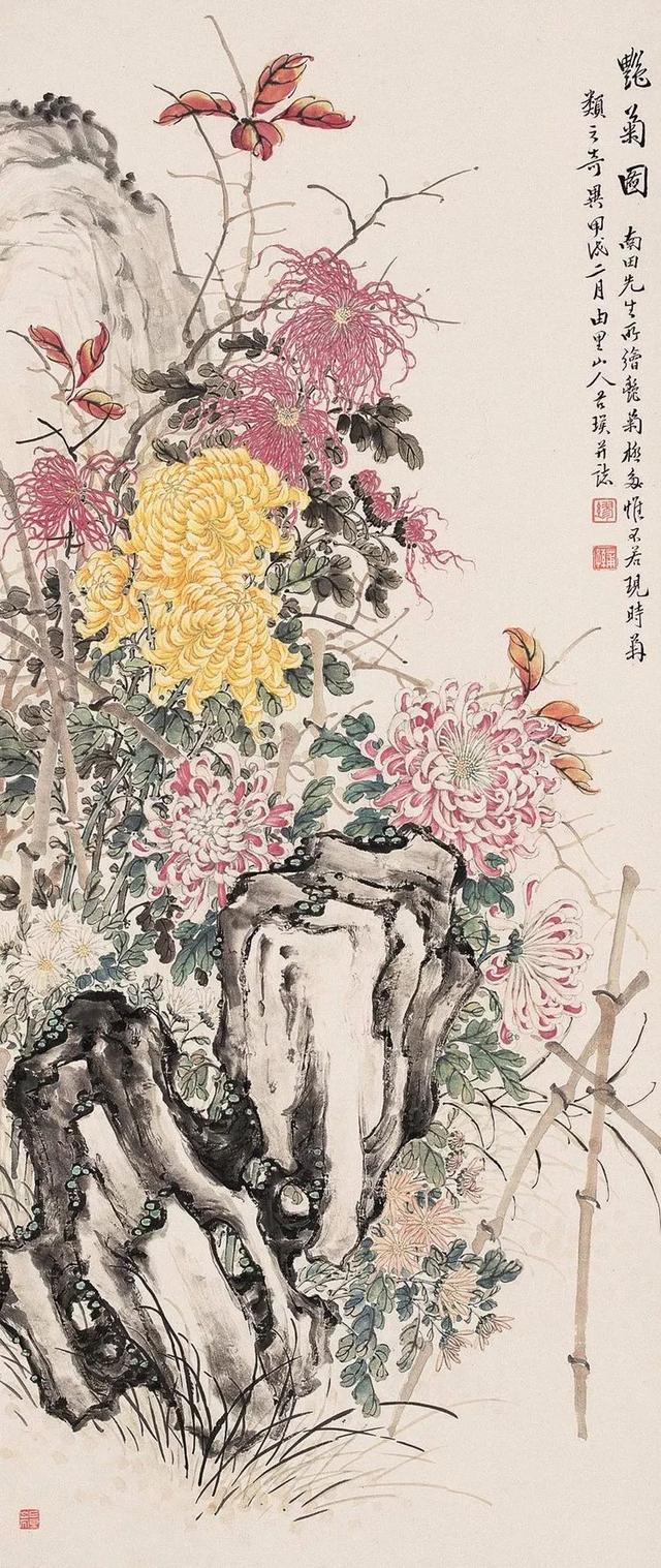 精美｜缪谷瑛百花图集与菊谱（130幅）