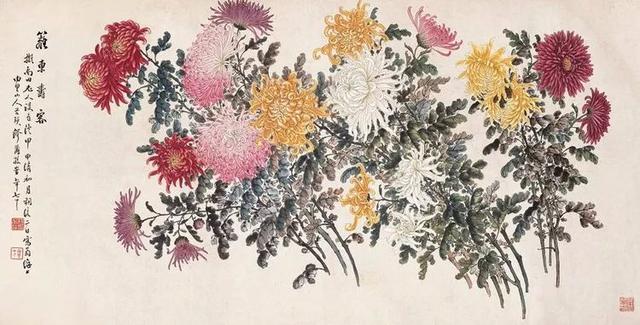 精美｜缪谷瑛百花图集与菊谱（130幅）