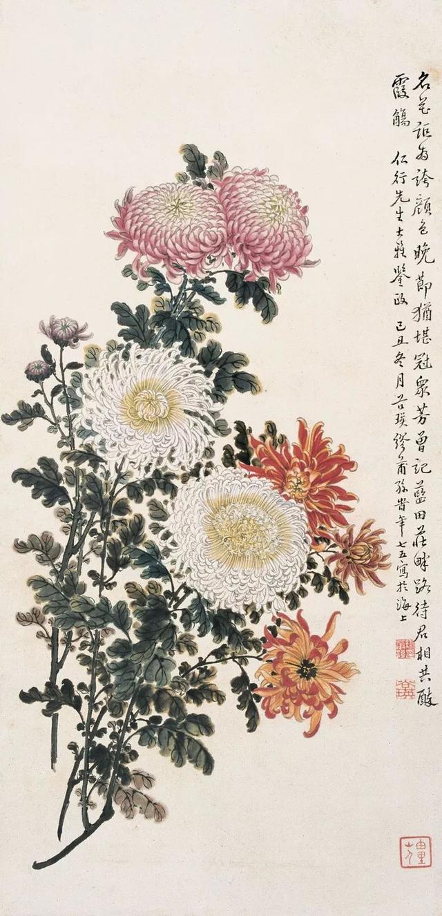 精美｜缪谷瑛百花图集与菊谱（130幅）